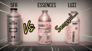 Bibit Parfum Dior Sauvage SFA Romani vs Essences [upl. by Nalahs]