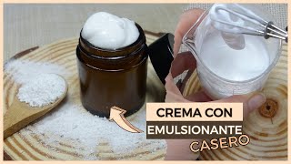 Elabora esta CREMA 100 NATURAL con un EMULSIONANTE CASERO El ESTEARATO de SODIO 🥰​✨ [upl. by Vrablik18]