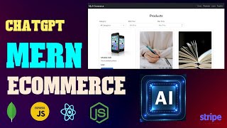 MERN Stack Full Course With AI  ECommerce App with Admin Panel  React ChatGpt Bootstrap Node js [upl. by Eyks]