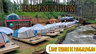 TALAGA PINEUS  riverside camping terbaru di pangalengan gak jauh dari pineus tilu [upl. by Halehs]