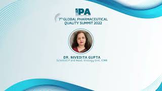 7th GPQS 2022 Dr Nivedita Gupta talks about India’s the world’s pharmacy and vaccine manufacturer [upl. by Bush]