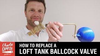 How to Replace a Loft Tank Ballcock Valve [upl. by Newlin]