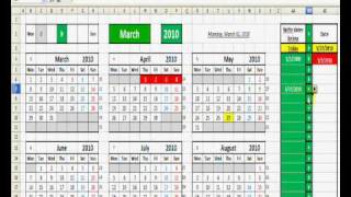 OpenOffice Calc Calendar [upl. by Ronni]