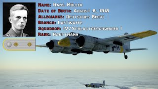 IL2 Great Battle Series Henschel Hs 129 B2 Hans Muller Career part 22 [upl. by Delores]