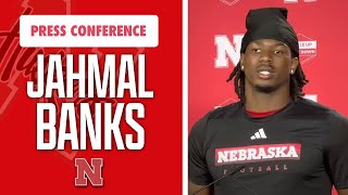 Nebraska Football WR Jahmal Banks following 3124 loss vs Illinois I GBR [upl. by Flemming460]