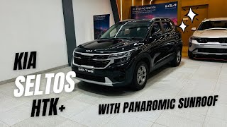 2024 Kia Seltos HTK review with price amp features  Petrol automatic 🔥🔥 [upl. by Alvord]