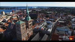 St Nikolai Kirche in Stralsund am Alten Markt  Von Oben Außen und Innen [upl. by Wilfreda]