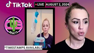 KATIE JOY TIKTOK LIVE  AUGUST 2 2024 cbreacts woacb tiktok [upl. by Hoffert]