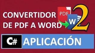 Convertidor de archivos pdf a word con C  Parte 2Archivo Origen Fácil rápido y efectivo [upl. by Nywles]