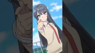 sakurajima mai edit sakurajimamaiedit sakurajimamai bunnygirl short [upl. by Haiel450]