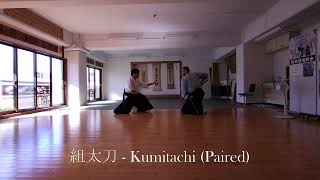 Hoki Ryu Iaijutsu  Kotegiri  Kumitachi Paired [upl. by Oijile]