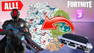 All THE FOUNDATION QuestsChallenges Device Seismometers Jammers Camerasetc in Fortnite [upl. by Sirromad]