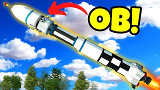 I Made OB Ride on the Outside of a ROCKET in Stormworks Multiplayer [upl. by Rebmac]