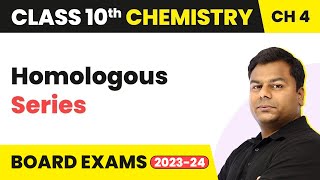 Class 10 Chemistry Chapter 4  Carbon and its Compounds  Homologous Series [upl. by Akaenahs386]