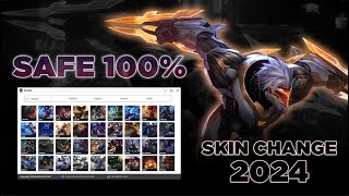 Mod Skin Lol Safe 100  FREE Skin Changer for League of Legends 1414 2024 Bypass Vang [upl. by Kurr]