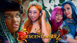 Is Descendants 2 BETTER than the first movie FIRST TIME WATCH [upl. by Maia432]