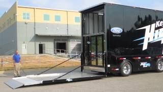 Kentucky High Tech Performance Trailers Lift Gate Operation [upl. by Ahsirat]