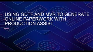 Using GDTF and MVR to Generate Online Paperwork with Production Assist [upl. by Meisel]