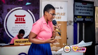 This girl can debate 🔥🔥 Obenewaa always lit the stage at High School Debate 2022 [upl. by Bonnee]