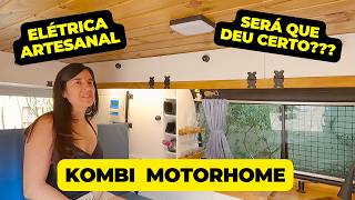 ELÉTRICA DA KOMBI MOTORHOME ARTESANAL kombi [upl. by Milurd512]