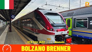 Cab Ride Bolzano  Brenner Brenner Railway  Italy train drivers view in 4K [upl. by Nicolette]