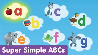 Phonics Alphabet Song Lowercase  Super Simple ABCs [upl. by Fayola703]