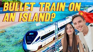 Riding the world’s ONLY circular high speed railway 🇨🇳  Hainan Sanya China Vlog 2024 [upl. by Ingold]