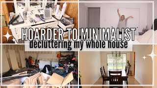 HOARDER TO MINIMALIST 2024  Decluttering my whole house amp sharing my first year Minimalism Journey [upl. by Chappell]