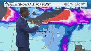 Winter storm watch Heavy lake effect snow expected in Lake Ashtabula counties [upl. by Ellerehs]