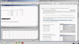 ChiSquared Goodness of Fit Test with Minitab  Equal Probabilities [upl. by Digdirb]