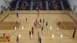 Dowagiac Union High School vs Hopkins High School Womens Varsity Volleyball [upl. by Boynton521]