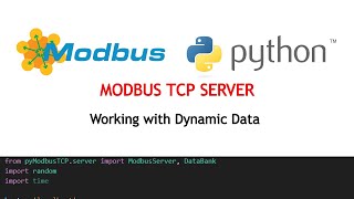 Modbus TCP Server Implementation in Python  Working With Dynamic data [upl. by Magna]