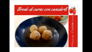 Non cercherai altre ricette di Brodo di Carne con Canederli amp Speck dopo aver visto questa [upl. by Annawt]