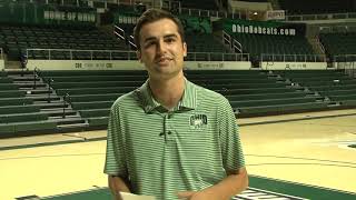 Ohio Mens Basketball Bobcats Roll Over Wilberforce In First Regular Season Game [upl. by Annij7]