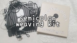 ENG sub 세븐틴 스페셜앨범 세미콜론 위빙키트 개봉amp만드는방법  semicolon  weaving kit [upl. by Tunnell]