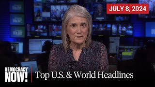 Top US amp World Headlines — July 8 2024 [upl. by Tahmosh]