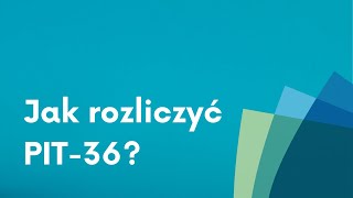 Jak rozliczyć PIT 36 w programie PIT PRO od podatnikinfo [upl. by Lipsey]