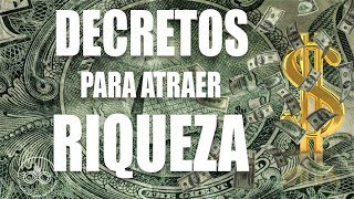 Decretos PODEROSOS para ATRAER DINERO dirigidos al subconsciente Meditación [upl. by Nelloc]