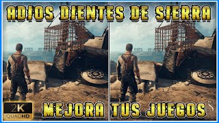 COMO mejorar GRAFICAMENTE juegos ✅ ADIOS diente de sierra [upl. by Holmun168]