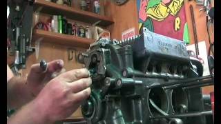 VW 1600 motor rebuild  Part 3 [upl. by Fritzsche464]