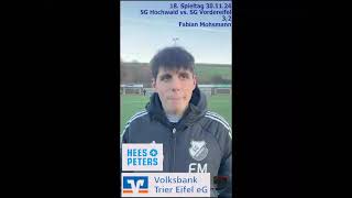 SG Hochwald vs SG Vordereifel 32  Fabian Mohsmann [upl. by Ahsirtap]