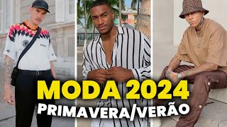 As TENDÊNCIAS pra PRIMAVERAVERÃO 2024 Os 5 principais Destaques na MODA MASCULINA [upl. by Latvina]