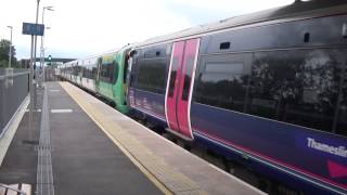 Multicoloured Thameslink class 377s SouthernFCCSouthern liveries  Gatwick [upl. by Bryon361]