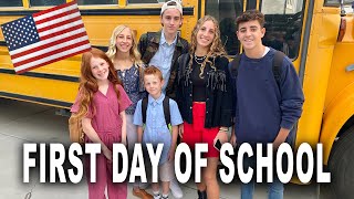 Exchange Students First Day of School in United States of America [upl. by Ainna317]