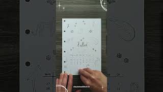 📒 Juillet facile et rapide  Bullet Journal Agenda Planner [upl. by Shotton]