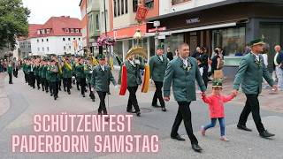 Schützenfest Paderborn Samstag Festumzug Parade Juli 2024 Horrido [upl. by Dilaw]