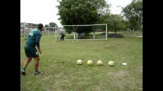 Treinamento de Goleiro  Lateralidade e Fundamentos defesas [upl. by Rivy]