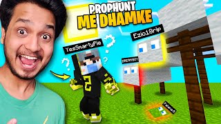 Funny Minecraft Prop Hunt Me Dhamaka on Himlands Map ftYesSmartyPie DREAMBOYYT MrFalanaG [upl. by Willy]