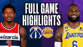 WIZARDS at LAKERS  NBA FULL GAME HIGHLIGHTS  December 18 2022 [upl. by Nylorac575]