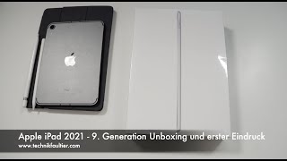 Apple iPad 2021  9 Generation Unboxing und erster Eindruck [upl. by Kallick]